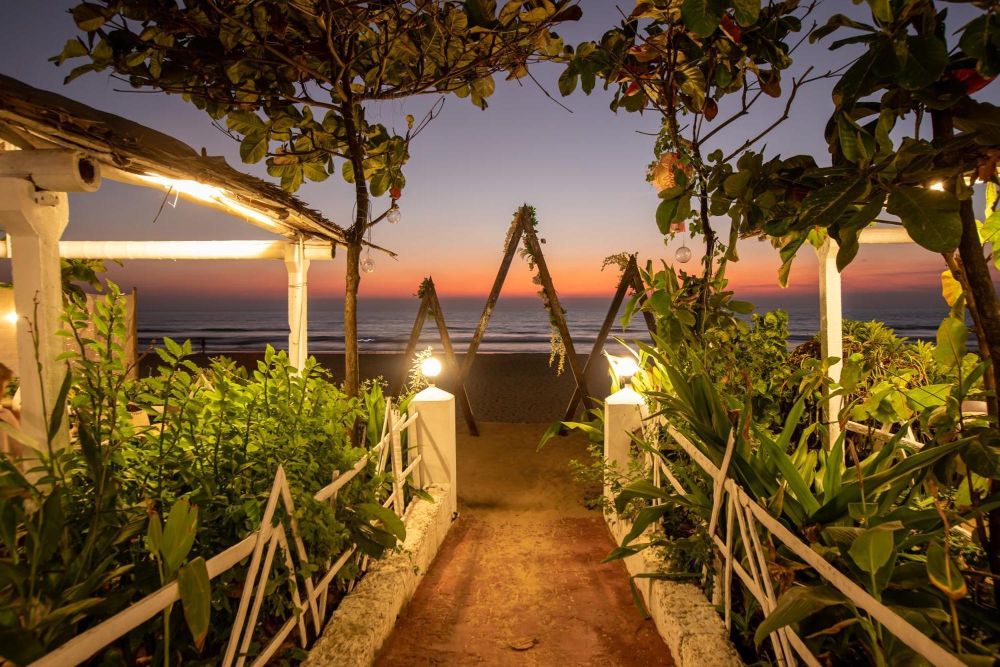 Sunset Cafe Beach Stay โกการ์นา ภายนอก รูปภาพ